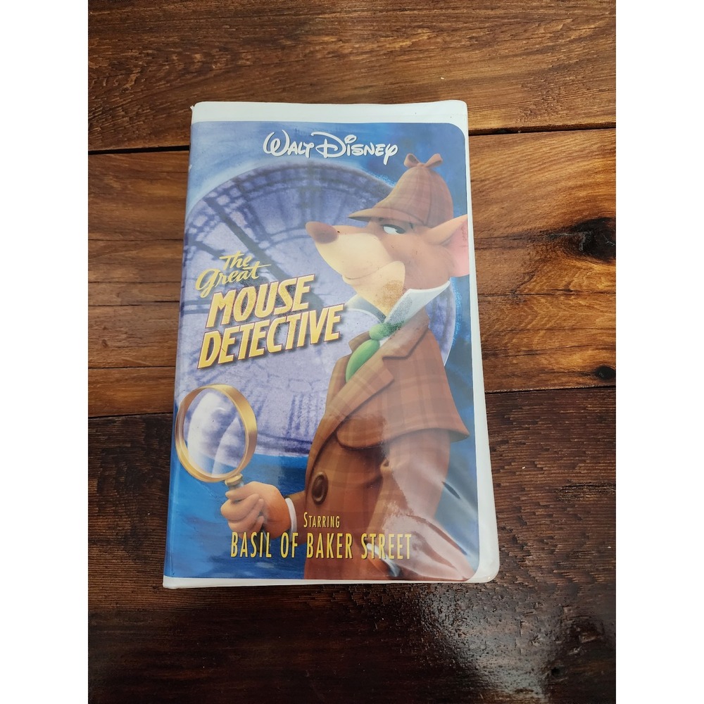 The Great Mouse Detective VHS Movie in‎ Clamshell Disney